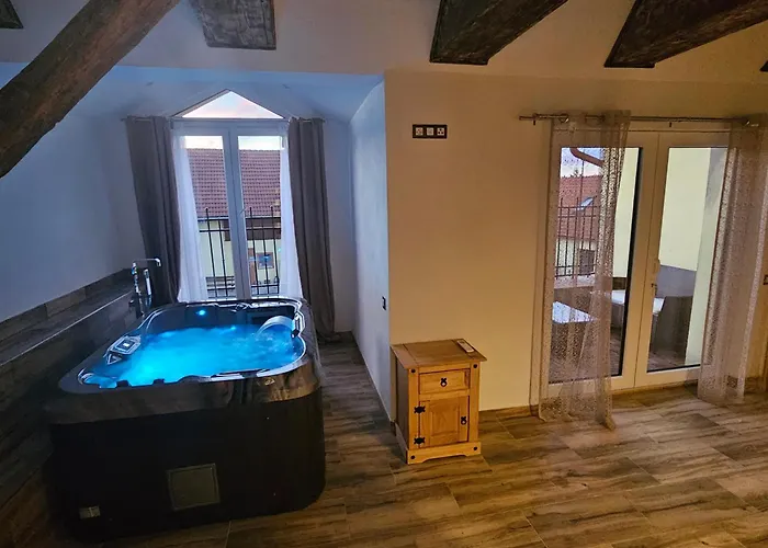 Virivka A Sauna Na Pokoji,nebo Na Vlastni Terase - Farma U Pribrami Apartment Příbram